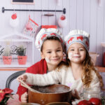 La photographe de Camps la source réalisent le plus beau portrait de famille de Noël