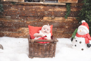 Le premier noël de bébé a Le Luc par la photographe lyly flash