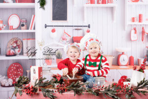 Portrait d enfant pro a noël photographe Sorges