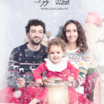 un portrait de famille a noël par la photographe de Draguignan