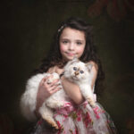 photographie enfant et chat