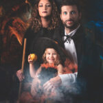 photographie de famille pour halloween